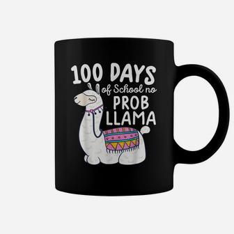 Funny 100 Days Of School 100 Days Of School No Prob-Llama Coffee Mug | Crazezy AU