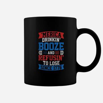 Funny American Murica Beer Drinking For 4Th Of July Coffee Mug | Crazezy UK