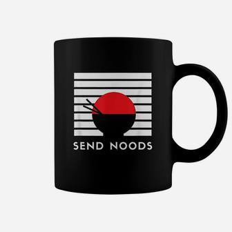 Funny Asian Ramen Noodle Gift Japanese Meme Send Noods Coffee Mug | Crazezy