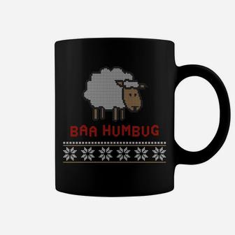 Funny Baa Sheep Ugly Christmas Sweaters Sweatshirt Coffee Mug | Crazezy AU