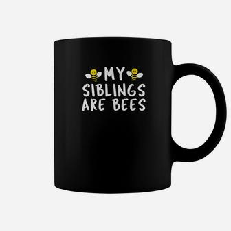 Funny Beekeeper My Siblings Are Bees Coffee Mug - Thegiftio UK