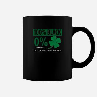 Funny Black People St Patricks Day Irish Shamrock Coffee Mug - Thegiftio UK