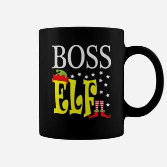 Funny Boss Elf Day Employee Manager Christmas Appreciation Coffee Mug | Crazezy