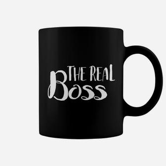 Funny Boss Gift Coworker The Real Boss Coffee Mug - Thegiftio UK