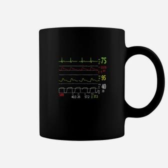 Funny Cardiologist Blood Pressure Monitor Coffee Mug - Monsterry