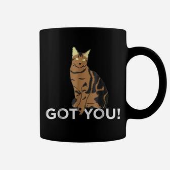 Funny Cat Playing The Circle Game Coffee Mug | Crazezy