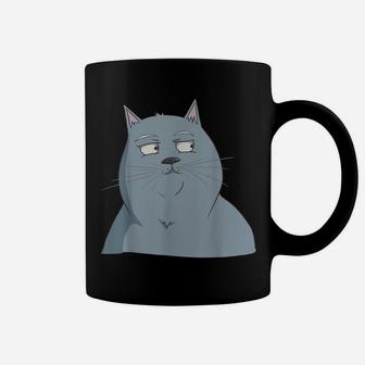 Funny Cat Tee - Vintage Cat Mom Cat Dad Sarcastic Cat Lovers Coffee Mug | Crazezy