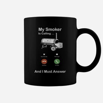 Funny Cell Phone Bbq Smoker Grill Novelty Quote Coffee Mug | Crazezy CA