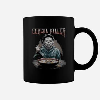 Funny Cereal Killer True Crime Serial Killer Gift T Shirt Coffee Mug - Thegiftio