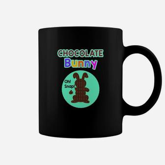 Funny Chocolate Easter Bunny Kids Oh Snap Bunny Coffee Mug - Thegiftio UK