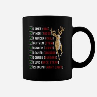 Funny Christmas Deer Hunting Santa Reindeer Men Hunter Gift Coffee Mug | Crazezy AU
