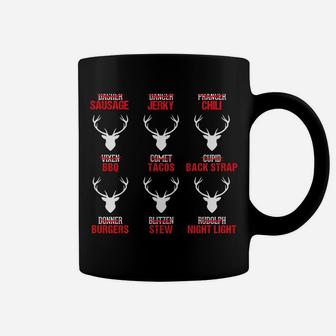 Funny Christmas Reindeer Hunter Deer Meat Hunting Gifts Coffee Mug | Crazezy UK