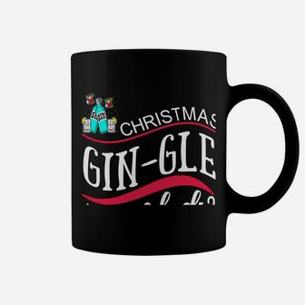 Funny Christmas Xmas Gin-Gle Lady Yuletide Holiday Season Sweatshirt Coffee Mug | Crazezy