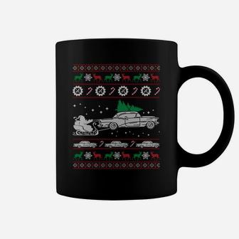 Funny Classic Car Ugly Christmas Sweater Xmas Gift Sweatshirt Coffee Mug | Crazezy