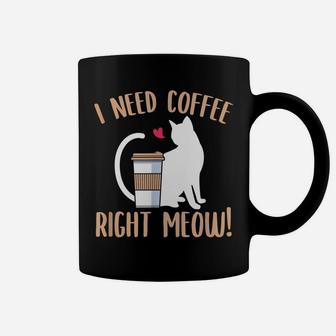 Funny Coffee And Cat Saying Caffeine Lover Barista Gift Coffee Mug | Crazezy AU