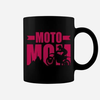 Funny Dirt Bike Motocross Supercross - Moto Mom Sweatshirt Coffee Mug | Crazezy