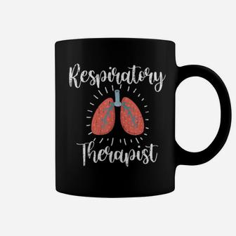 Funny Distressed Vintage Respiratory Therapist Coffee Mug - Monsterry