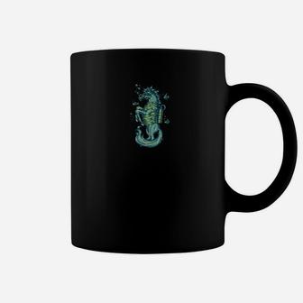 Funny Diver Ocean Seahorse Premium Coffee Mug - Thegiftio UK