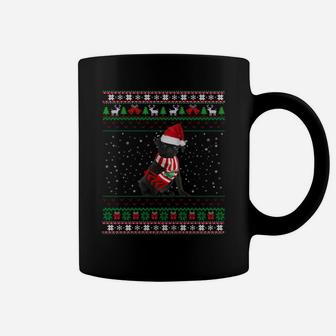 Funny Dog Black Pug Ugly Christmas Sweaters Sweatshirt Coffee Mug | Crazezy UK