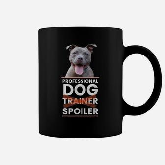 Funny Dog Trainer Pitbull Mom Dad Coffee Mug | Crazezy