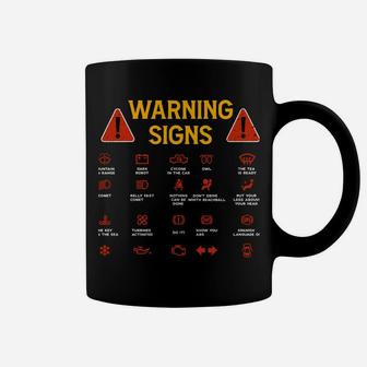 Funny Driving Warning Signs 101 Auto Mechanic Gifts Driver Coffee Mug | Crazezy DE