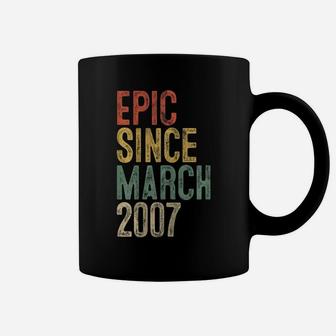 Funny Epic Since March 2007 14Th Birthday Gift 14 Year Old Coffee Mug | Crazezy