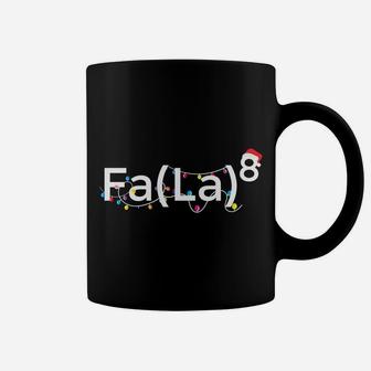 Funny Fa La 8 Christmas Math Teacher Santa Hat Xmas Math Sweatshirt Coffee Mug | Crazezy