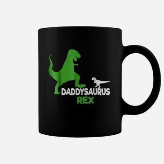 Funny Fathers Day Gift Idea Daddysaurus Rex Coffee Mug | Crazezy DE