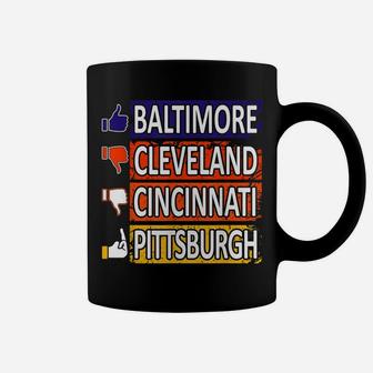 Funny Football Fan Of Baltimore City Coffee Mug | Crazezy