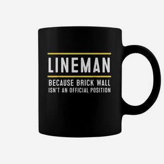 Funny Football Lineman Coffee Mug - Thegiftio