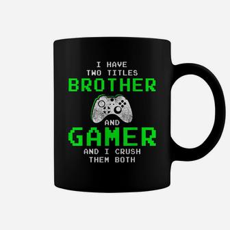Funny Gaming Brothers Tee - Gamer Gifts For Teen Boys Coffee Mug | Crazezy DE