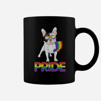 Funny Gay Pride Lgbt Rainbow Flag Shirt French Bulldog Gift Coffee Mug - Monsterry AU