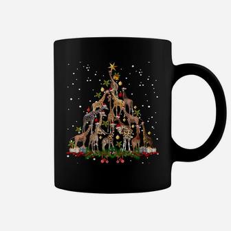 Funny Giraffe Christmas Tree Ornament Decor Gift Cute Coffee Mug | Crazezy