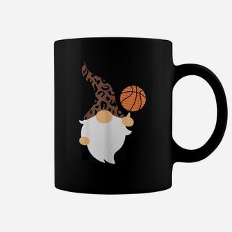 Funny Gnome Basketball Leopard Print For Women Teen Girls Coffee Mug | Crazezy DE