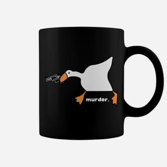 Funny Goose Murder Sweatshirt Coffee Mug | Crazezy CA