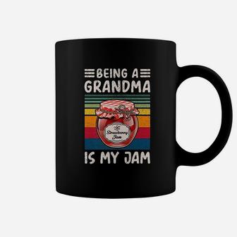 Funny Grandma Gifts Funny Being A Grandma Strawberries Coffee Mug - Thegiftio UK