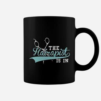 Funny Hairdresser The Hairapist Hair Stylist Coffee Mug - Thegiftio