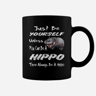 Funny Hippo Zoo Animal Lover Cool Happy Hippopotamus Coffee Mug | Crazezy