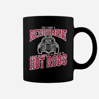 Funny Hot Rod Enthusiast Retirement Party Class Car Coffee Mug - Monsterry DE