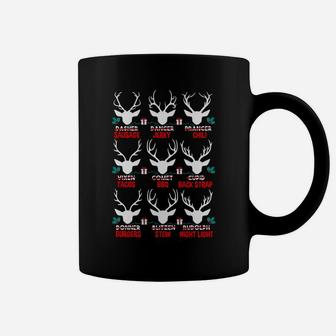 Funny Hunter Of All Santa's Reindeers Cute Deer Xmas Gift Sweatshirt Coffee Mug | Crazezy