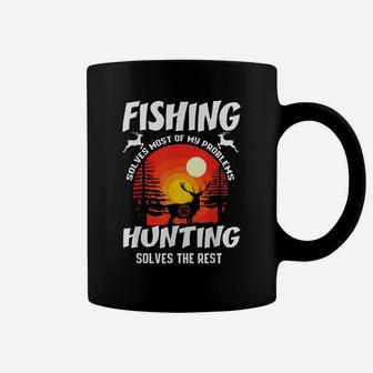 Funny Hunting And Fishing Gift Hunter Humor Coffee Mug | Crazezy