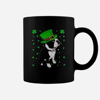 Funny Irish Leprechaun Hat Boston Terrier St Patricks Day Coffee Mug - Thegiftio UK