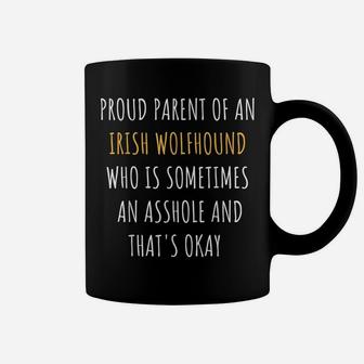 Funny Irish Wolfhound Parent Dad Mom Dog Mama Pet Daddy Coffee Mug | Crazezy UK