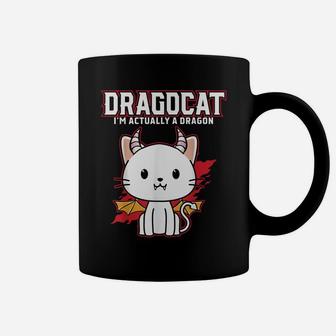 Funny Japanese Monster Dragon Cat Gift Design Coffee Mug | Crazezy UK