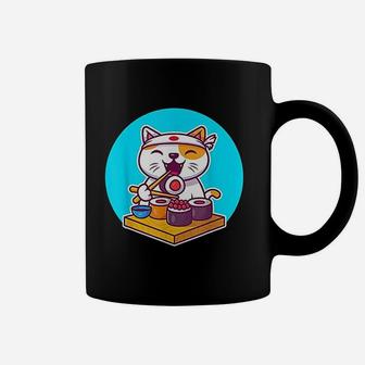 Funny Kawaii Sushi Cat Coffee Mug - Thegiftio