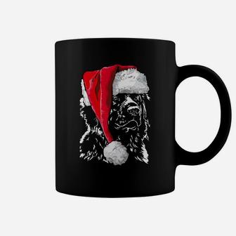 Funny Leonberger Santa Christmas Dog Mom Gift Present Dog Coffee Mug | Crazezy AU