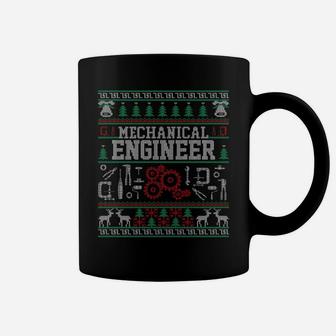 Funny Mechanical Engineer Ugly Christmas Sweaters Sweatshirt Coffee Mug | Crazezy CA