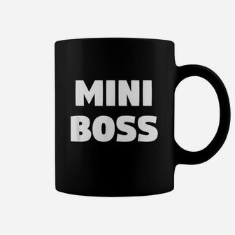 Funny Mini Boss Novelty Gift For Boys And Girls Coffee Mug | Crazezy AU