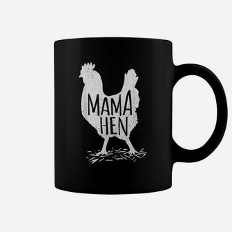 Funny Mother's Day Mama Hen Chicken Gift Mom Farm Shirt Coffee Mug | Crazezy CA