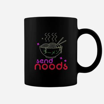 Funny Noodles Send Noods Japanese Ramen Coffee Mug | Crazezy